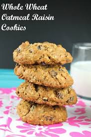 Whole Wheat Oatmeal Raisin Cookies Recipe Yummly Recipe Cookie Recipes Oatmeal Raisin Oatmeal Raisin Cookies Healthy Oatmeal Raisin Cookies