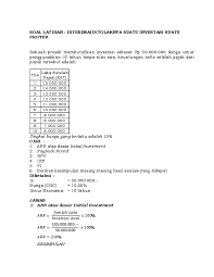 Maybe you would like to learn more about one of these? Contoh Soal Dan Jawaban Payback Periode Peranti Guru