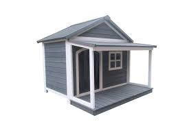 Sonstige Holz Hundehutte Mit Satteldach Grau Weiss Lasiert Wetterfest Hundehutten Hunde Haus Hundezwinger