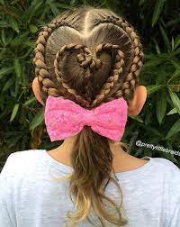 43 Cute Valentine S Day Hair Style Ideas For Kids Blurmark Valentine S Day Hairstyles Cool Hairstyles Cool Braid Hairstyles