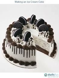 Making An Ice Cream Cake Recipe Oreo Ice Cream Cake Ice Cream Cake Homemade Ice Cream Cake