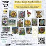 Crushed Glass & Resin Sun Catchers