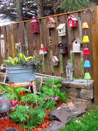 My Version Of The Beaded Hanging Pots Hangs On The Right Of The Picture Finally Decided What To Do With Al Decorative Bird Houses Garden Crafts Ladybug Garden