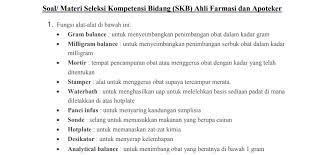 Latihan soal tps utbk sbmptn tahun 2020 2021 pdf. Materi Soal Skb Farmasi Apoteker Cpns 2020 Seleksi Kompetensi Bidang Antapedia Com