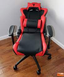 Push top of back cushion forward to hear &quot;click&quot; Vertagear Racing Series S Line Sl2000 Gaming Chair Review Page 3 Of 5 Legit Reviews Vertagear Sl2000 Assembled Chair Pictures