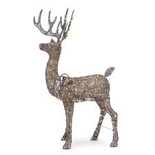 You know what i mean. Home Accents Holiday 5 5 Ft Meadow Frost Animated Led Brown Deer Ty275 1911 The Home Depot