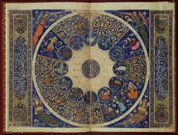 Islamic Astrological Chart Of The Heavens At The Moment Of