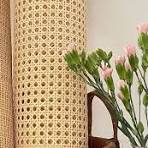 Premium Cane Weaving Mat (18" Wide, 20ft Long) | Natural Rattan Mesh for  DIY Decor & Interiors | Hexagonal Weave