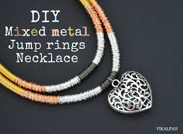 2020 yılında diy metal pendant ve 1 ile takı ve aksesuarları, işıklar ve aydınlatma, ev ve bahçe, güzellik ve sağlık için popüler 1 trendleri. Vikalpah Mixed Metal Jump Rings Necklace Diy