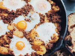 Baked Eggs With Chorizo And Potatoes Recipe Recipe Baked Eggs With Chorizo Chorizo And Potato Recipes