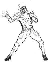 Free printable football player coloring pages for kids! Printable Football Player Coloring Pages Coloringme Com