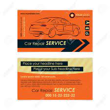 Metallic stainless metal modern steel border #2 business card. Auto Repair Business Card Template Create Your Own Business Cards Mockup Vector Illustration Royalty Free Cliparts Vectors And Stock Illustration Image 68546019