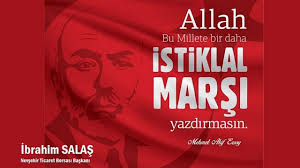 Başkan Salaş'dan İstiklal Marşı'nın kabulünün 100. yıl dönümü mesajı