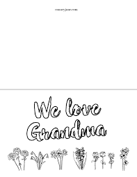 May 14, 2021 · free printable birthday cards for her find gorgeous free printable birthday cards for your wife, mom, daughter, or sister. Free Printable Coloring Pages For Mothers Day And Grandma Canary Jane