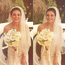 Ashton kutcher and mila kunis shared their first kiss in 1999. Matthew Lewis And Angela Jones Photos Hollywood Brides Celebrity Wedding Dresses Wedding Dresses Celebrity Weddings