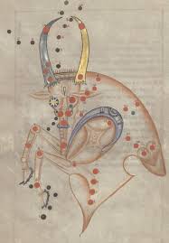Bibliotheque Nationale De France Arsenal 1036 F 21v Taurus Abd Al Rahman Al Sufi Kitab Suwar Al Ka Constellations Taurus Constellation Astrology Taurus