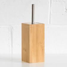 Small bistro tables and chairs fit easily into small spaces and fold up to store. Square Bamboo Wooden Toilet Brush Holder Set Bathroom Accessories Cloakroom 5059092054687 Ebay