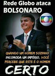 Resultado de imagem para bolsonaro na globo