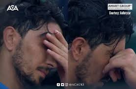 سر دې جیګ ونیسه ځوانه، تا خپل مسوولیت ادا کړ! #AFGvAUS #ChampionsTrophy  #ACA #AUSvAFG