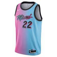 The miami heat unveiled the viceversa city edition uniform on tuesday, dec. Nike Miami Heat Jimmy Butler 2020 21 Kids City Edition Swingman Jersey Rebel Sport
