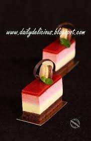 Inoubliable Amour Chocolate Berries And Kirsch Entremets Fancy Desserts Individual Desserts Desserts