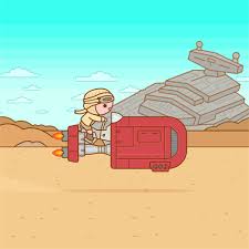 Rey On Jakku Star Wars Animated Gif Star Wars Fandom Star Wars Vii Star Wars Humor