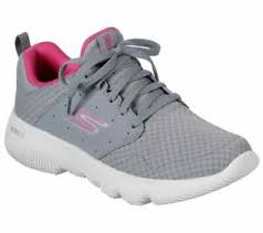 Mesh Running Skechers Gray Pink Shoes Women S Sporty Workout Go Run Light 15162 Ebay