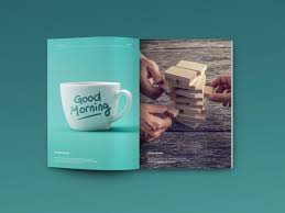 Magazine print publication psd mockup. Free A4 Magazine Mockup