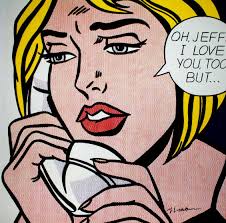 Oh, Jeff ... I Love You, Too ... But 1971 Lithograph 21x21 by Roy  Lichtenstein