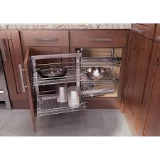 The corner drawers will be diagonal cabinets are a common solution to the kitchen corner problem. Vauth Sagel Blind Corner Vs Cor Fold Left Handed For 36 Full Access Cabinet Pull Out Drawer