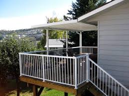 The family is staying on the deck staring off into the vast open view the cable railing provides. Residential Photo Gallery Exterior Home Deck Aluminum Railing S T A R Railing System Residential Photo Gallery