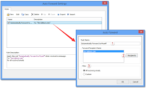 How To Automatically Forward All Emails From Specified Sender Domain In Outlook