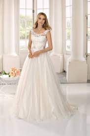 Spezielle designs und hohe qualität der hochzeitskleid online zum verkauf. Farbiges Hochzeitskleid Mit U Boot Ausschnitt Ladybird Brautmode Stil 321074