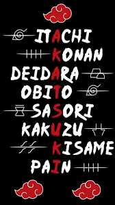 Akatsuki wallpapers, itachi sharingan, madara mangekyou, kakuzu, and others decorative background of a graphical user interface for your mobile phone android, tablet, iphone and other. Akatsuki Wallpaper Enwallpaper