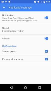 Notification Settings And More In The Latest Google Docs Sheets And Slides Android Apps Typing Lessons Google Apps Google Forms