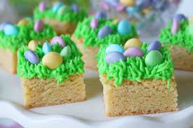 Beat pudding mixes and milk in large bowl with whisk 2 min. Egg Hunt Blondies Easter Dessert Recipe The Anthony Kitchen