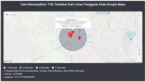 For users of maps embed api, google uses cookies to determine the number of unique users of the api. Cara Menampilkan Titik Terdekat Dari Lokasi Pengguna Pada Google Maps Javasc Developer