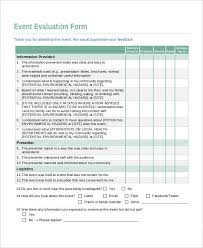 13 Evaluation Sheet Templates Free Sample Example Format