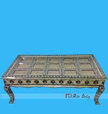 Mosaic coffee table inlaid mother of pearl unique home décor.end table.meduim. Turkish Bone Inlay Coffee Tables Bone Fitted Coffee Table Turkey