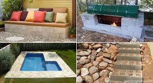 What's the general rule for spacing the. Diy Projects 15 Ideas For Using Cinder Blocks Survivopedia