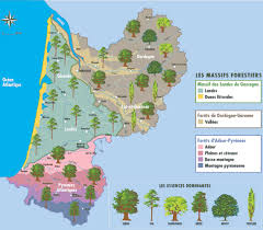 Carte des landes avec villes. Cartograf Fr Les Regions De France L Aquitaine Page 2