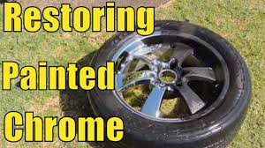 Restoring Spray Painted Chrome Wheels The Oven Cleaner Method Youtube