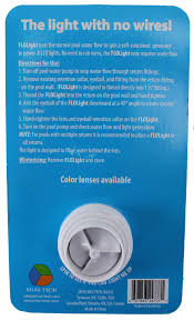 12 Colored Lenses 4 Flolight Led Wireless Above Ground Swimming Pool Lights