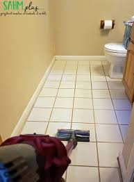 Other fungi present in the bathroom generally may not cause disease but can trigger asthma and allergies. How To Clean Tile Floors With Vinegar And Water Easily Cleaning Tile Floors Tile Floor Clean Tile