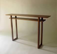 Modern Japanese Entryway Console Table Narrow Hall Table Narrow Console Table