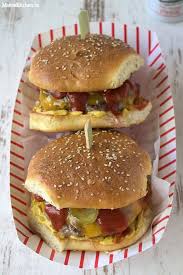 Klassische Burger Buns Rezept Lebensmittel Essen Burger Brotchen Essen