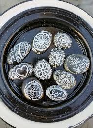 Black And White Mandala Rock Painting Black And White Painted Rocks Mandala Gift Black And White Etsy Painted Rocks Mandala Painted Rocks Mandala Rocks