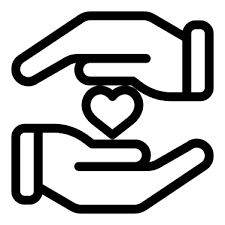 Hands Free Icon Health Care Hands And Gestures Love And Romance Hands Charity Love Care Heart Wellness Free Icons Letter Icon Heart Icons