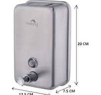 Dolphy Heavy Duty 304 Stainless Steel Soap Dispenser for Bathroom & Kitchen  - 1100ml