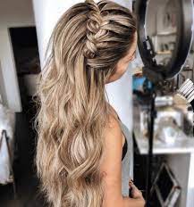 34 Brilliant Half Up Half Down Wedding Hairstyles For 2019 Weddinghairstyles Brilli Wedding Hairstyles For Long Hair Headband Hairstyles Braids For Long Hair